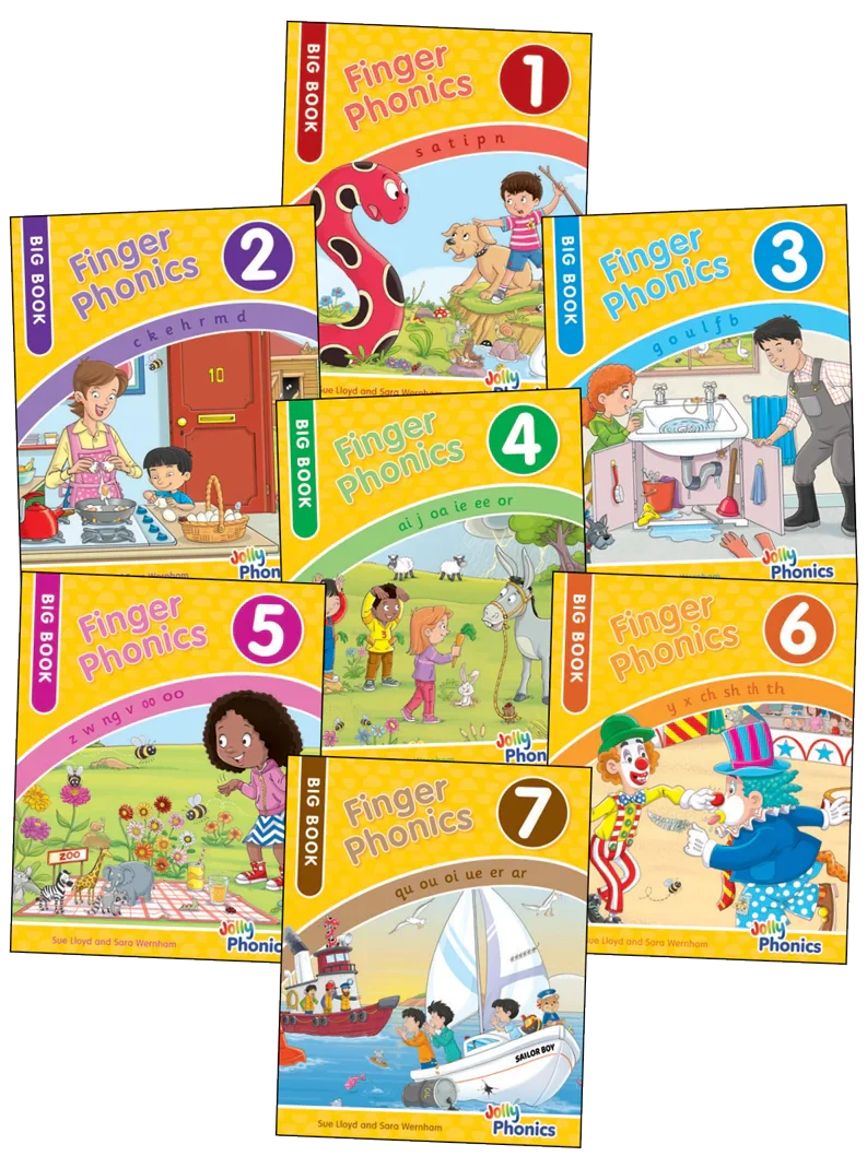 Finger Phonics Big Books 1–7 – Jolly Learning India