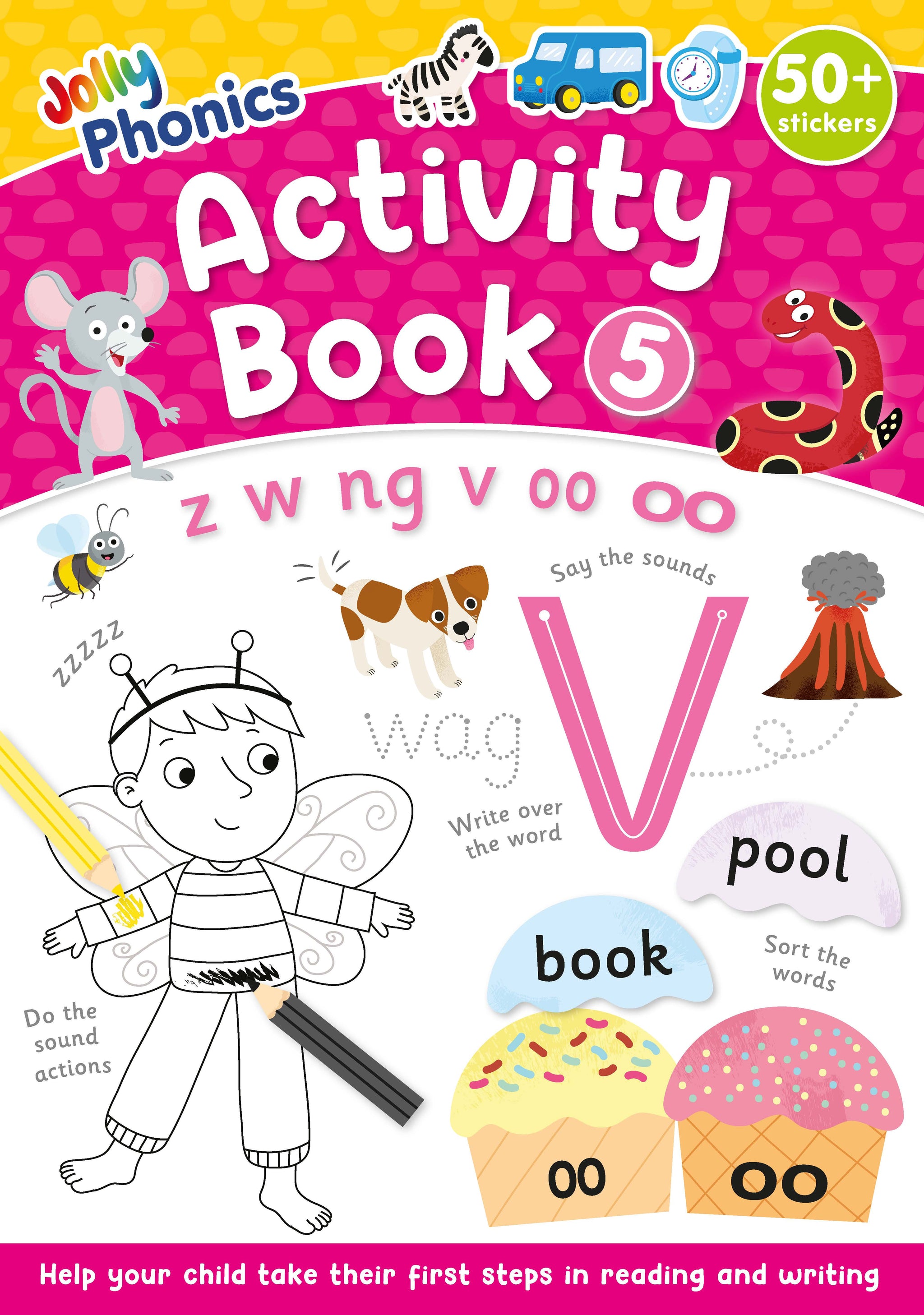 Jolly Phonics Activity Book 1-7 Complete Set (British English